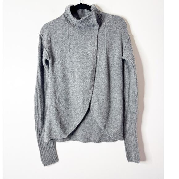 Free People Cascade Heathered Wool Cardigan grey small - Picture 4 of 7